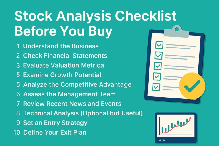 Stock Analysis Checklist Before You Buy